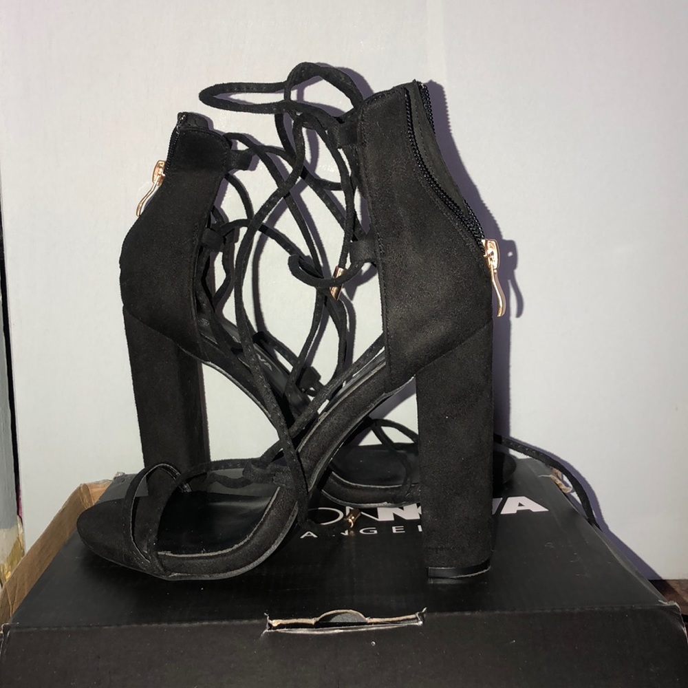 Black heels